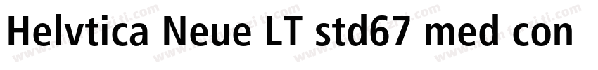 Helvtica Neue LT std67 med cond字体转换